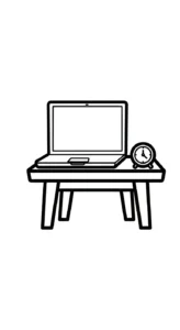 coloriage Ordinateur Portable à imprimer pdf gratuit
