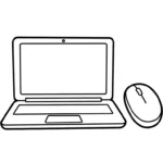 coloriage Ordinateur Portable pour enfant de 10 ans
