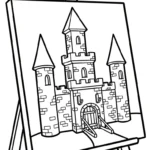 imprimer coloriage Peintre gratuit