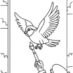 coloriage Peintre pour enfant de 6 ans