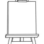 coloriage Peintre en ligne pour enfant