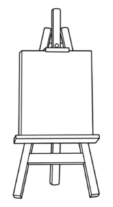 coloriage Peintre en ligne pour enfant