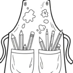 coloriage Peintre a imprimer