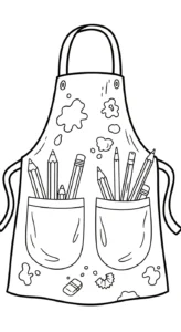 coloriage Peintre a imprimer