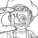 coloriage Peintre à imprimer pour enfant de 7 ans
