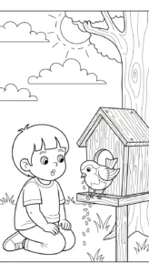 coloriage Protection de l’environnement à imprimer pour enfants