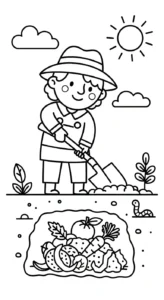 coloriage Protection de l’environnement à imprimer pour enfant de 12 ans