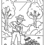 coloriage Protection de l’environnement gratuit pour enfants