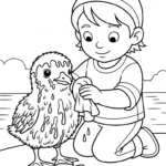 coloriage Protection de l’environnement pour enfant de 2 ans