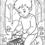 coloriage Protection de l’environnement pour enfant de 2 ans