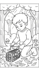 coloriage Protection de l’environnement pour enfant de 2 ans