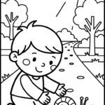 a imprimer coloriage Protection de l’environnement gratuit
