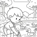 coloriage Protection de l’environnement en ligne pour enfant