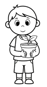 coloriage Protection de l’environnement de pour enfants