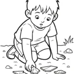 coloriage Protection de l’environnement a imprimer pour enfant de 4 ans