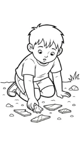 coloriage Protection de l’environnement a imprimer pour enfant de 4 ans