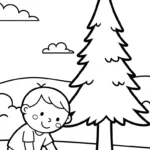 coloriage Protection de l’environnement pour enfants à télécharger