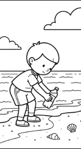 coloriage Protection de l’environnement a dessiner en ligne