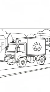coloriage Protection de l’environnement pour bebe a imprimer