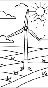imprimer coloriage Protection de l’environnement pour enfant