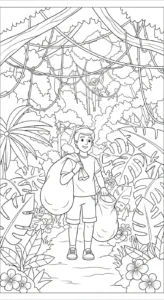 coloriage Protection de l’environnement a imprimer gratuitement