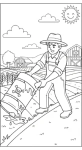 coloriage Protection de l’environnement et dessin a imprimer