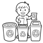 a imprimer coloriage Protection de l’environnement gratuit