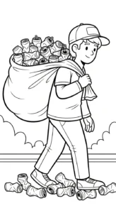 coloriage Protection de l’environnement a colorier en ligne