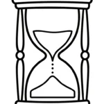 coloriage Sablier à imprimer pour enfant de 3 ans