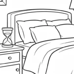 coloriage Sablier a colorier en ligne gratuitement