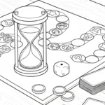 coloriage Sablier a colorier en ligne gratuitement