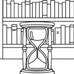 coloriage Sablier de pour enfants