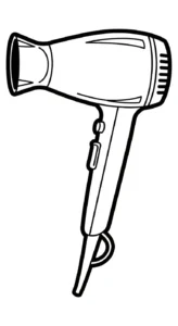 télécharger coloriage Sèche cheveux gratuit
