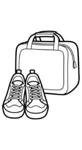 coloriage Sneakers gratuit a imprimer