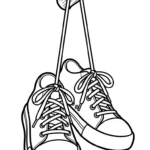 coloriage Sneakers d