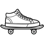 coloriage Sneakers pour primaire
