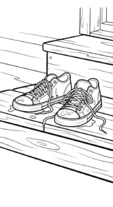 coloriage Sneakers a dessiner et imprimer
