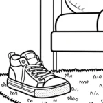 coloriage Sneakers d