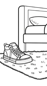 coloriage Sneakers d