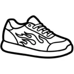 coloriage Sneakers a telecharger