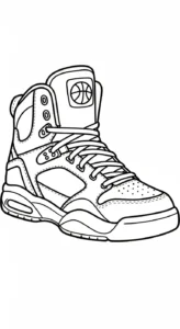 coloriage Sneakers a dessiner en ligne