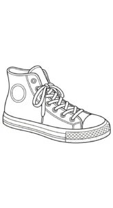 coloriage Sneakers à imprimer pdf