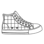 image de coloriage Sneakers pour enfant