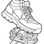 coloriage Sneakers pour enfants à imprimer