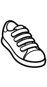 coloriage Sneakers et découpage à imprimer