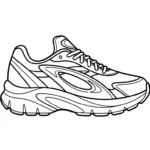 image pour coloriage Sneakers enfant