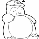 coloriage Snorlax en ligne