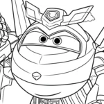 coloriage Super Wings en ligne pour enfant