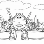 coloriage Super Wings a dessiner en ligne