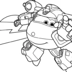 imprimer coloriage Super Wings pour enfant